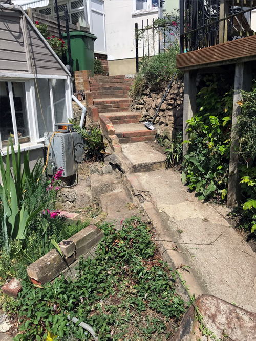 Decking before and after